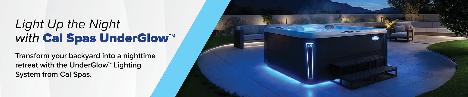 Calspas hot tub being used in a family setting - Galveston